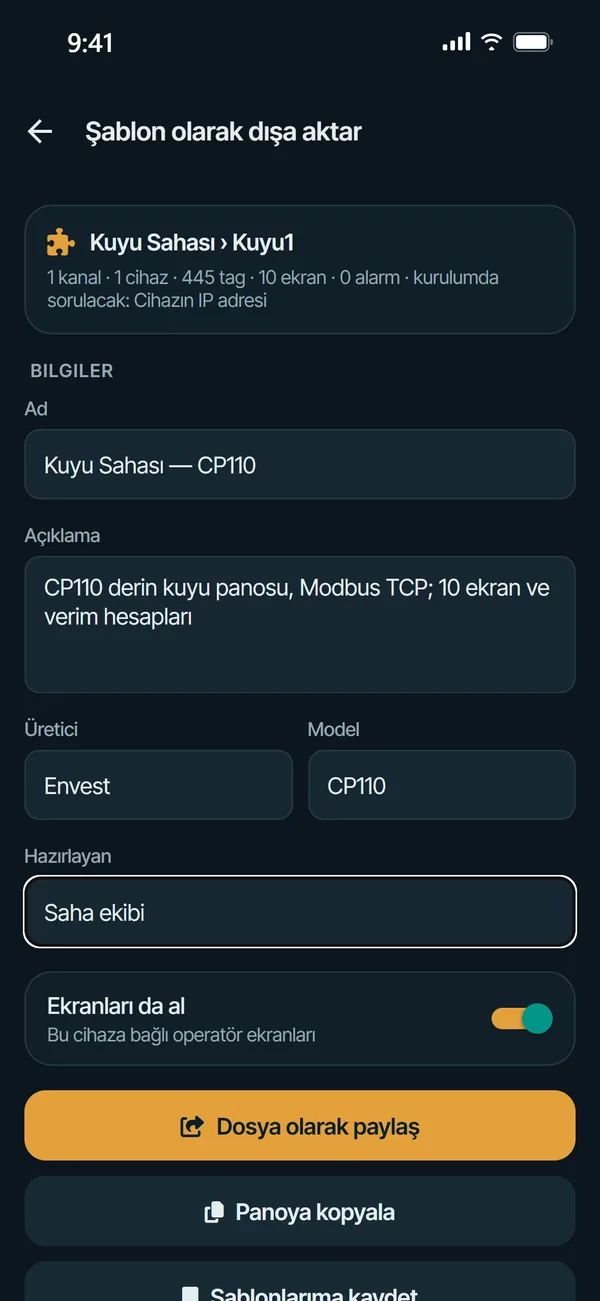 Bir kez tanımla, her sahada kur